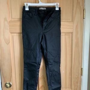 Faux Leather Jeans